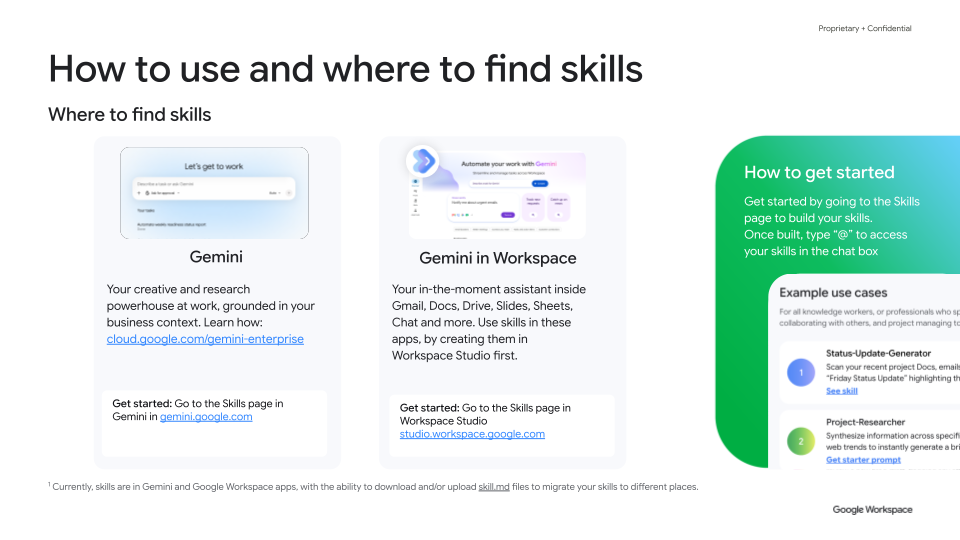 where to find skills